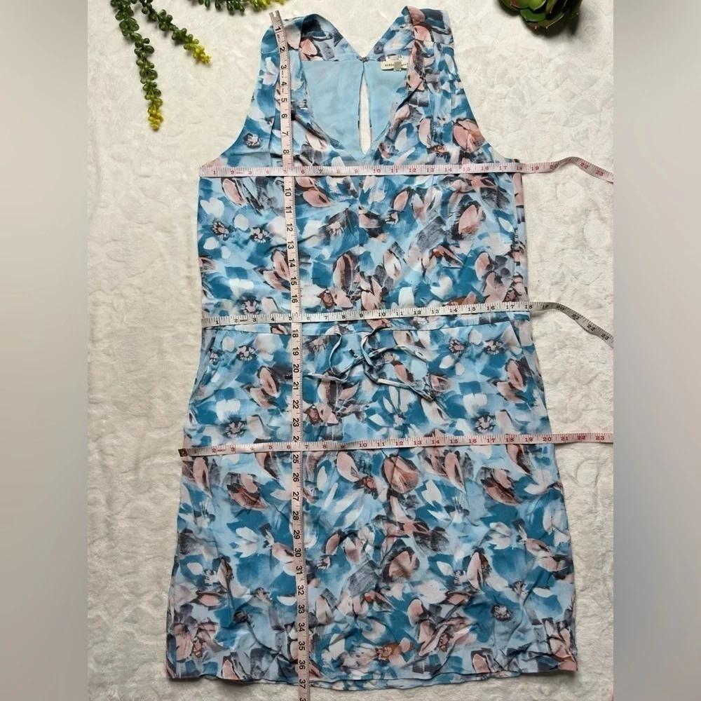 Rebecca Taylor Aloha Poolside Print Sleeveless Silk Multicolor Mini Dress 2